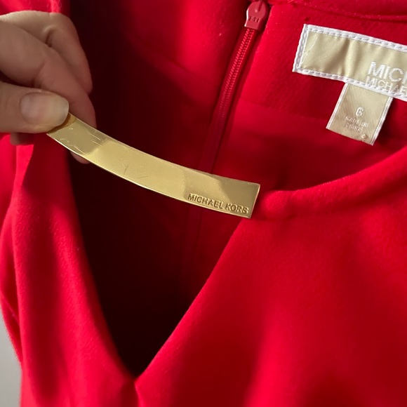 Red cocktail dress Micheal Kors - Picture 4 of 6